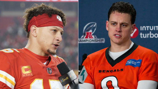 Chiefs quarterback Patrick Mahomes and Bengals quarterback Joe Burrow.
